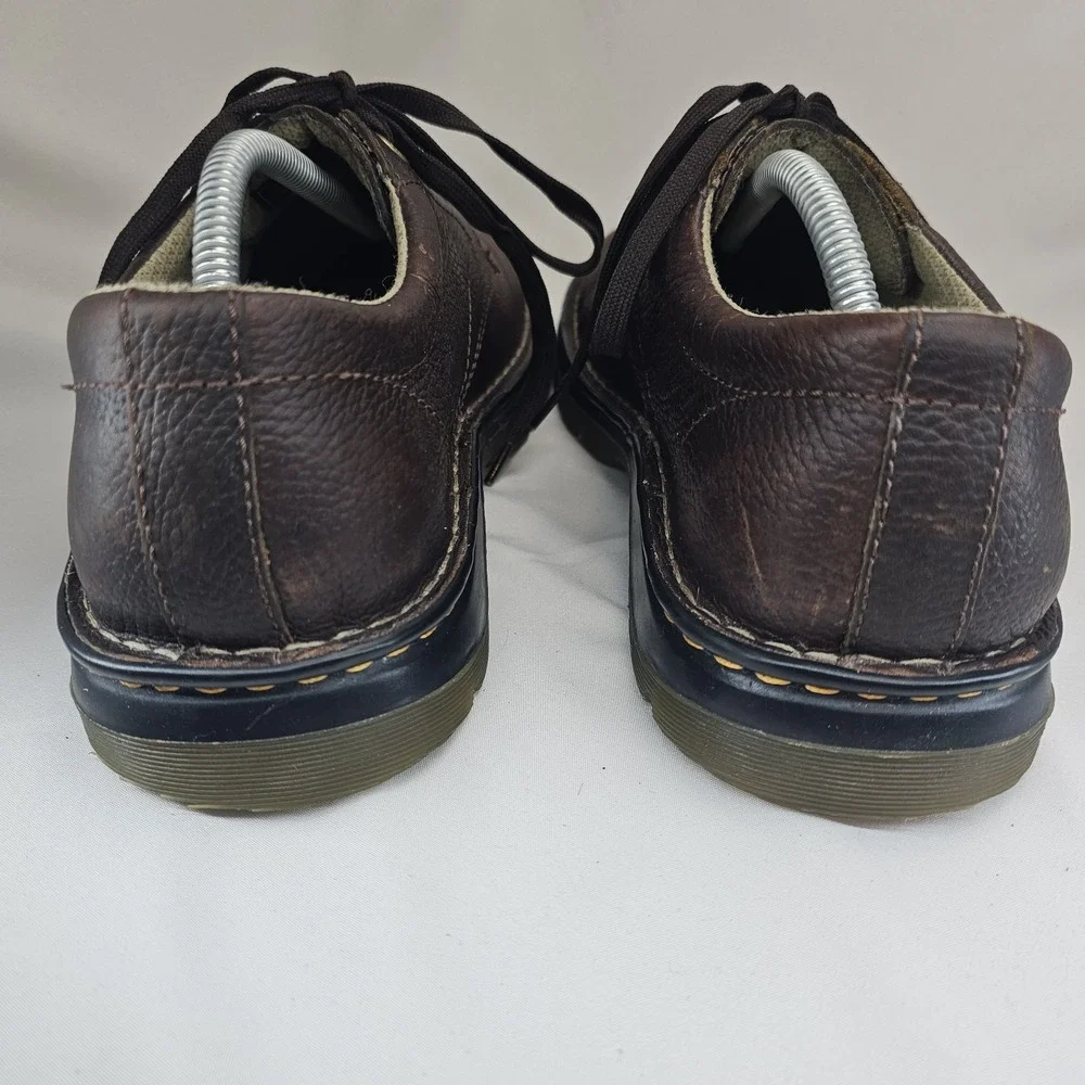 Dr. Martens Ordell Oxford Brown Pebble Leather Mens Size 10 AW004 Shoes Lace Up